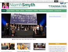 Tablet Screenshot of niamhsmyth.ie